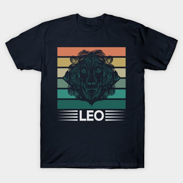 Leo Zodiac Sign T-Shirt by Anonic